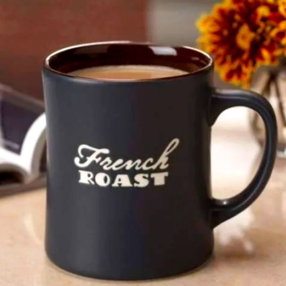 Starbucks French Roast Navy Blue Mug